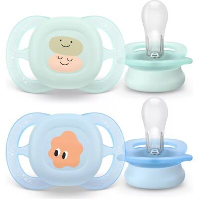 Philips AVENT - SCF075/14 - 0-2m - Blue - pacifier Philips AVENT - SCF075/14 - 0-2m - Blue - pacifier