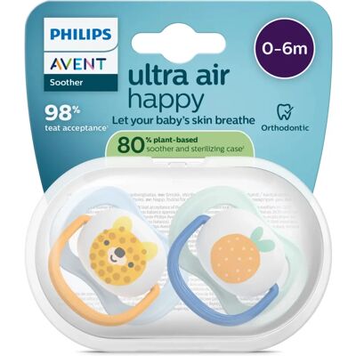 Philips Avent Ultra Air Smokker 0-6 måneder - Baby smokker Philips Avent Ultra Air Smokker 0-6 måneder - Baby smokker