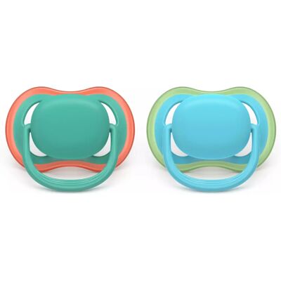 Philips AVENT SCF087/10 Sucette bébé - Orthodontique Silicone Bleu Philips AVENT SCF087/10 Sucette bébé - Orthodontique Silicone Bleu