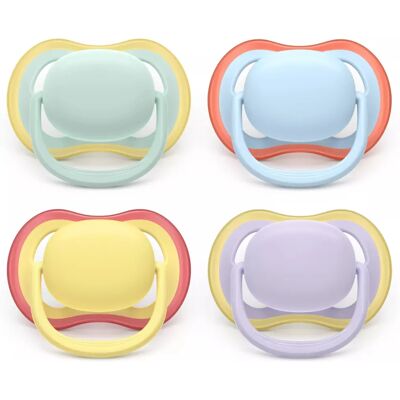 PHILIPS AVENT - SCF087/05 - Orthodontique - Sucette Silicone - Publicité PHILIPS AVENT - SCF087/05 - Orthodontique - Sucette Silicone - Publicité
