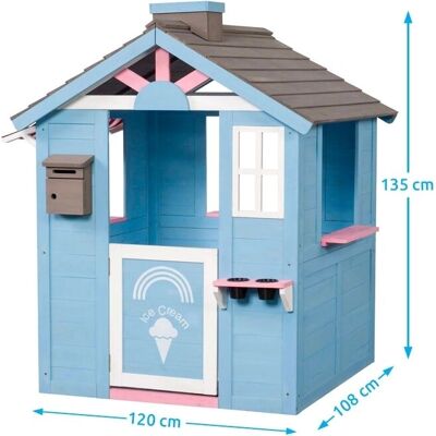 SwingKing Eisdielen-Holzspielhaus - Für Kinder im Garten SwingKing Eisdielen-Holzspielhaus - Für Kinder im Garten