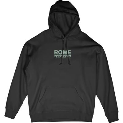 Rome Basic Hoodie - Svart - Huvtröja Rome Basic Hoodie - Svart - Huvtröja