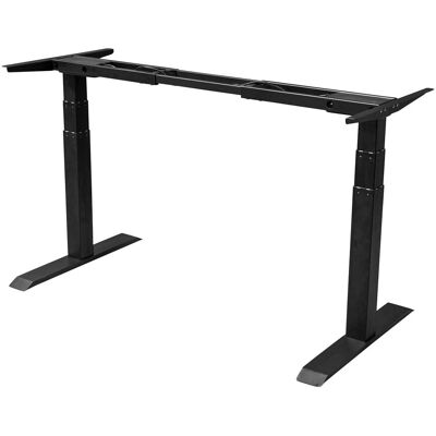VIVOL Scrivania regolabile elettricamente 160x80cm - Doppio motore - Nero / Rovere chiaro VIVOL Scrivania regolabile elettricamente 160x80cm - Doppio motore - Nero / Rovere chiaro