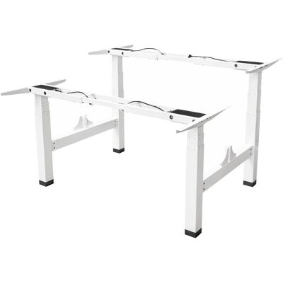 VIVOL Sedero - Escritorio ajustable eléctrico - 180x80 cm - Dos motores - Blanco / Roble claro VIVOL Sedero - Escritorio ajustable eléctrico - 180x80 cm - Dos motores - Blanco / Roble claro