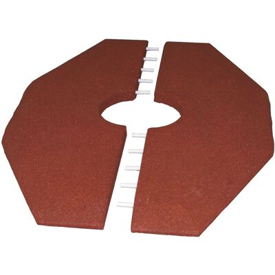 IVOL - Rocker - Rot - 90 x 129 cm - Gummifliesen IVOL - Rocker - Rot - 90 x 129 cm - Gummifliesen