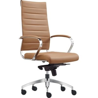 VIVOL Granada Cognac Bürostuhl - Leder, Höhenverstellbar, Drehbar VIVOL Granada Cognac Bürostuhl - Leder, Höhenverstellbar, Drehbar