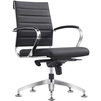 Silla de Conferencia Cadiz Sedero - Cuero Genuino, Ajustable, 360° Giratoria Silla de Conferencia Cadiz Sedero - Cuero Genuino, Ajustable, 360° Giratoria