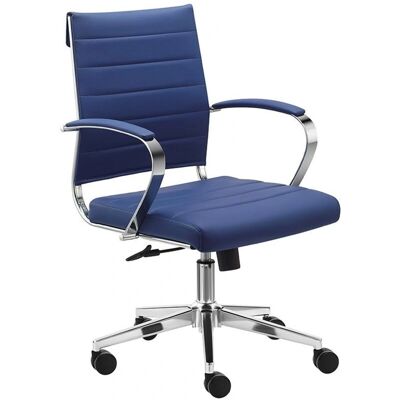 Silla de Oficina Cádiz - Lujo Ajustable Azul Silla de Oficina Cádiz - Lujo Ajustable Azul