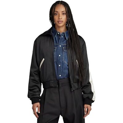 G-Star Raw Souvenir Bomber - Nero - Maniche Lunghe - Giacca Bomber G-Star Raw Souvenir Bomber - Nero - Maniche Lunghe - Giacca Bomber