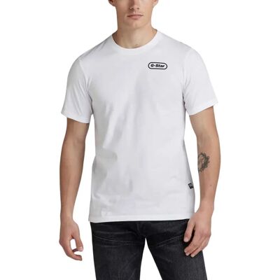 G-Star RAW Slim T-shirt i Ekologisk Bomull - Vit G-Star RAW Slim T-shirt i Ekologisk Bomull - Vit