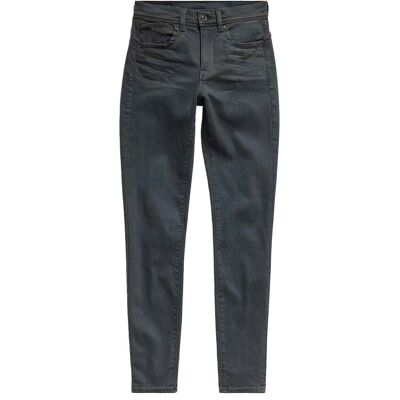 G-Star RAW Lhana High Skinny Jeans - Grijs - Dames - Skinny fit - Hoge taille - 5 zakken G-Star RAW Lhana High Skinny Jeans - Grijs - Dames - Skinny fit - Hoge taille - 5 zakken
