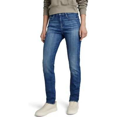 Jeans droits slim G-Star RAW Ace 2.0 - Bleu moyen - Femme Jeans droits slim G-Star RAW Ace 2.0 - Bleu moyen - Femme