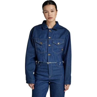 Veste en jean décontractée G-Star RAW - Bleu foncé - Femmes XXL Veste en jean décontractée G-Star RAW - Bleu foncé - Femmes XXL