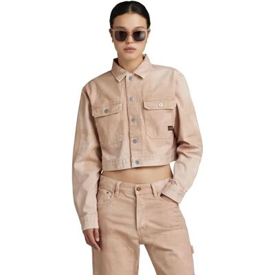 Kurtka G-Star RAW Boxy Explorer - Beżowa - Kobieta S Kurtka G-Star RAW Boxy Explorer - Beżowa - Kobieta S
