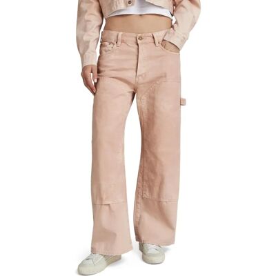 G-Star RAW Pantalons Bowey 3D Carpenter Loose - Beige - Femmes 33-32 G-Star RAW Pantalons Bowey 3D Carpenter Loose - Beige - Femmes 33-32