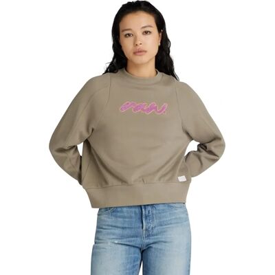 G-Star RAW Pull Cornely Raw Dot Raglan - Vert - Femme XL G-Star RAW Pull Cornely Raw Dot Raglan - Vert - Femme XL