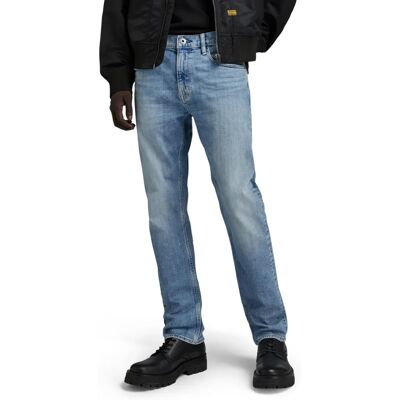 G-Star Mosa Straight Fit Jeans (D23692) - Jeans (D23692) bleu amparo décoloré par le soleil G-Star Mosa Straight Fit Jeans (D23692) - Jeans (D23692) bleu amparo décoloré par le soleil