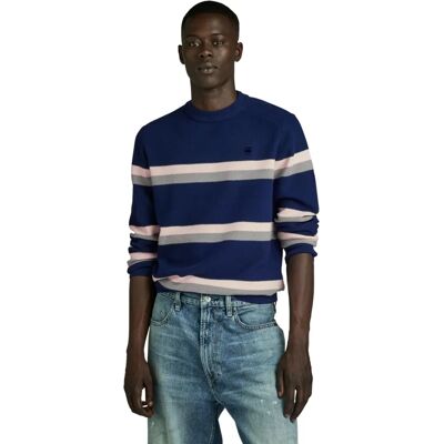 G-Star Raw Modelo D24378-d563 - Suéter de rayas - Suéter G-Star Raw Modelo D24378-d563 - Suéter de rayas - Suéter