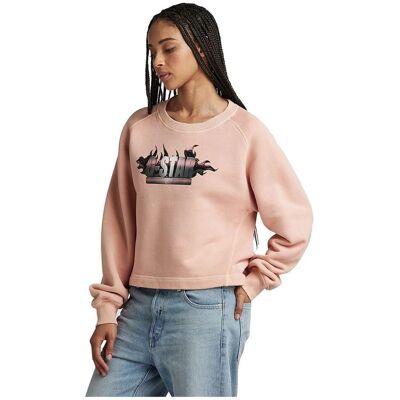 G-Star RAW Różowy Luźny Sweter - Kobiety XS - Sweter G-Star RAW Różowy Luźny Sweter - Kobiety XS - Sweter