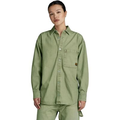 G-Star RAW D24344-d491 Chemise Relaxed - Vert - Femme XL - Chemise G-Star RAW D24344-d491 Chemise Relaxed - Vert - Femme XL - Chemise