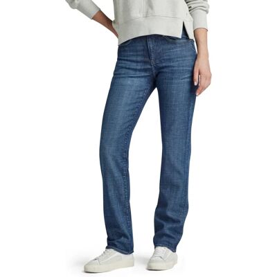 G-Star RAW Jean droit Strace - Bleu moyen - Femmes 26-32 G-Star RAW Jean droit Strace - Bleu moyen - Femmes 26-32