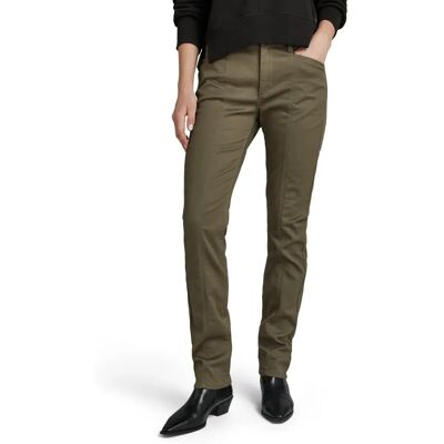 G-Star RAW Höga Skinny-byxor - Grön - Kvinnor G-Star RAW Höga Skinny-byxor - Grön - Kvinnor