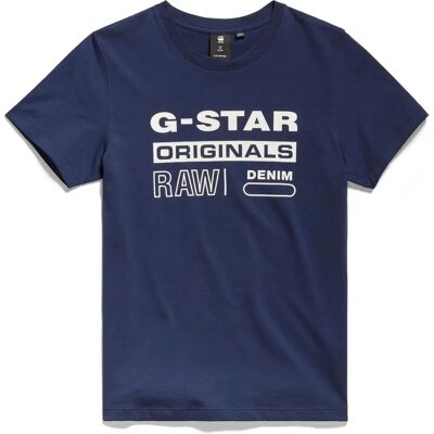 T-Shirt Enfant G-Star RAW Bleu foncé - G-Star Originals - Garçon 128 T-Shirt Enfant G-Star RAW Bleu foncé - G-Star Originals - Garçon 128