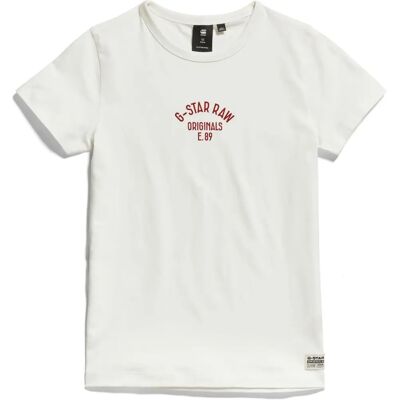 T-shirt Enfant G-Star RAW - Blanc - Imprimé graphique - Coton bio - Enfants T-shirt Enfant G-Star RAW - Blanc - Imprimé graphique - Coton bio - Enfants