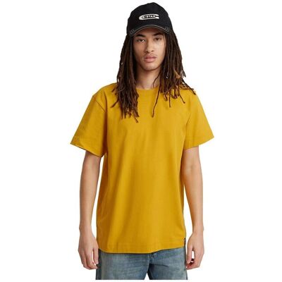 G-Star D23471-C784-8171 Musztarda Organiczna Bawełna T-shirt - Casual G-Star D23471-C784-8171 Musztarda Organiczna Bawełna T-shirt - Casual