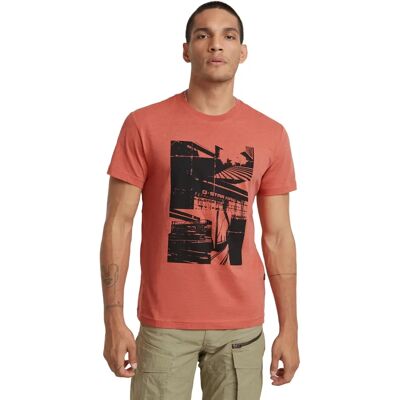G-Star D24686-336-G392 Algodón Orgánico Naranja Camiseta S - Casual G-Star D24686-336-G392 Algodón Orgánico Naranja Camiseta S - Casual