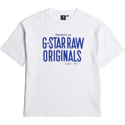 G-Star RAW T-Shirt Boxy Enfants - Blanc - Garçons 164 G-Star RAW T-Shirt Boxy Enfants - Blanc - Garçons 164
