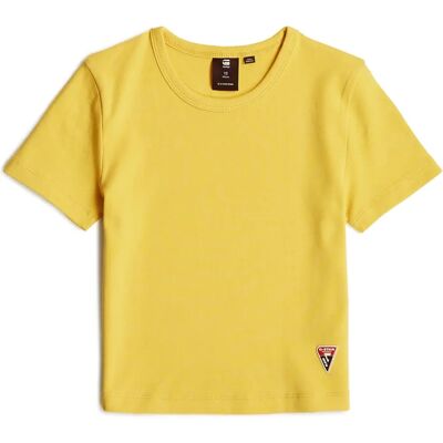 G-Star RAW T-Shirt Slim Enfant - Jaune - fille 128 - T-Shirt G-Star RAW T-Shirt Slim Enfant - Jaune - fille 128 - T-Shirt