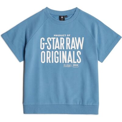 G-Star RAW Sweater Enfant Sans Manches Bleu moyen - Fille 116 - Pull G-Star RAW Sweater Enfant Sans Manches Bleu moyen - Fille 116 - Pull