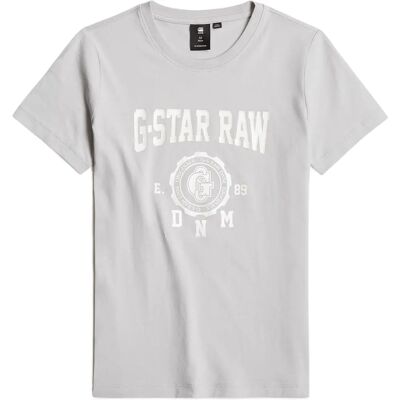 Koszulka dziecięca G-Star RAW Regular - Szara - Dziewczynki 128 Koszulka dziecięca G-Star RAW Regular - Szara - Dziewczynki 128