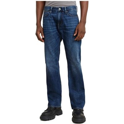 G-Star D24467-D536-G804 Jeans Lenney Bootcut Blue Casual Cotton Denim - Jeans G-Star D24467-D536-G804 Jeans Lenney Bootcut Blue Casual Cotton Denim - Jeans