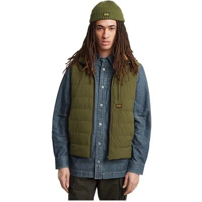 G-Star Foundation Liner Vest (D24277-D518) - oliva sombra G-Star Foundation Liner Vest (D24277-D518) - oliva sombra