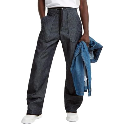 G-Star D25352-D539-001 Pantalons Amples Décontractés Bleus - Pantalons G-Star D25352-D539-001 Pantalons Amples Décontractés Bleus - Pantalons