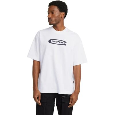 G-Star D26350-C336-110 Casual Blanc Manche Courte T-shirt G-Star D26350-C336-110 Casual Blanc Manche Courte T-shirt