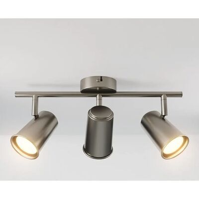 HOFTRONIC Riga LED Plafondlamp - 3 Spots - Dimbaar - RVS HOFTRONIC Riga LED Plafondlamp - 3 Spots - Dimbaar - RVS