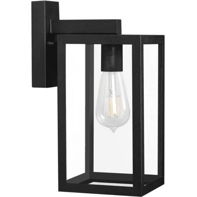Zwarte Dimbare Wandlamp - IP44 Waterdicht - E27 - 60W - Binnen/Buiten Zwarte Dimbare Wandlamp - IP44 Waterdicht - E27 - 60W - Binnen/Buiten
