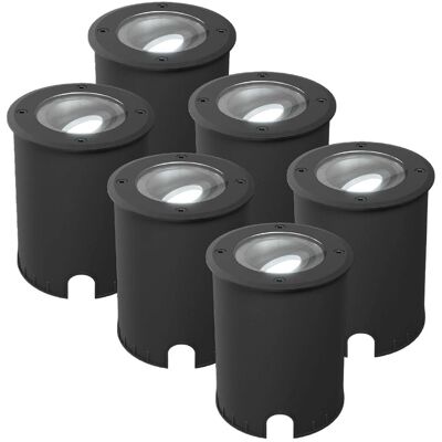 HOFTRONIC Lilly LED Bodenstrahler - Schwenkbar - IP67 - Rund - 6500K - Schwarz HOFTRONIC Lilly LED Bodenstrahler - Schwenkbar - IP67 - Rund - 6500K - Schwarz