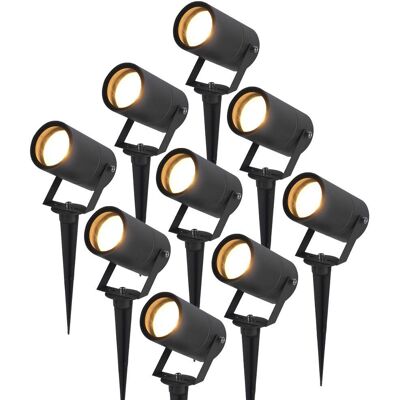 HOFTRONIC Set 9 Spikey dimmbare LED Gartenstrahler - IP65 - mit Erdspieß HOFTRONIC Set 9 Spikey dimmbare LED Gartenstrahler - IP65 - mit Erdspieß