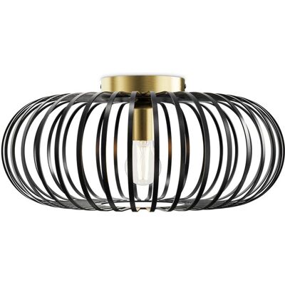 HOFTRONIC Cosmos - LED Deckenleuchte - Dimmbar - E27 Fassung - Schwarz mit Gold HOFTRONIC Cosmos - LED Deckenleuchte - Dimmbar - E27 Fassung - Schwarz mit Gold