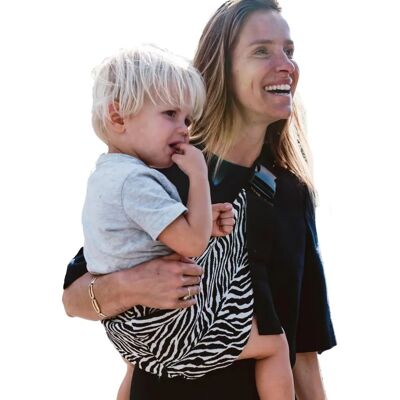 Wildride Zebra Babytrage - Ergonomisch & Unisex Wildride Zebra Babytrage - Ergonomisch & Unisex