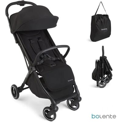 Bolente - Beetle Compacte - Schwarz - Leichtgewichtig - Stroller Bolente - Beetle Compacte - Schwarz - Leichtgewichtig - Stroller