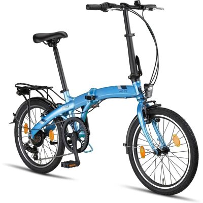PACTO THREE Vouwfiets Lichtblauw - Vouwfiets PACTO THREE Vouwfiets Lichtblauw - Vouwfiets