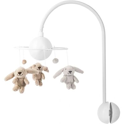 Mobile Bébé Beigebrown de Flow Amsterdam - Mobile avec Mélodies - Aide au Sommeil Mobile Bébé Beigebrown de Flow Amsterdam - Mobile avec Mélodies - Aide au Sommeil