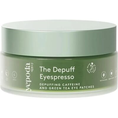 Yepoda The Depuff Eyespresso - Masque pour les yeux à la caféine et au thé vert - Anti-Gonflement - Publicité Yepoda The Depuff Eyespresso - Masque pour les yeux à la caféine et au thé vert - Anti-Gonflement - Publicité