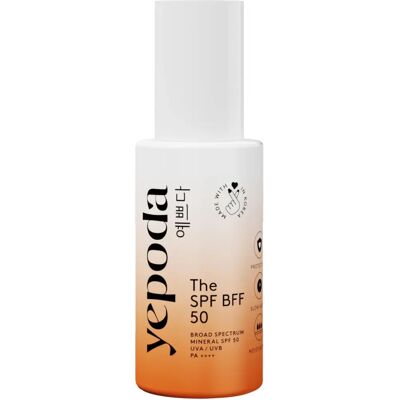 Yepoda The SPF BFF - Crème solaire minérale SPF 50 - Hydratante & Respectueuse des récifs - Publicité Yepoda The SPF BFF - Crème solaire minérale SPF 50 - Hydratante & Respectueuse des récifs - Publicité