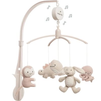 Baby's Only Mobile musikalische Tiere vieux rose/warm leinen - Baby Mobile Baby's Only Mobile musikalische Tiere vieux rose/warm leinen - Baby Mobile